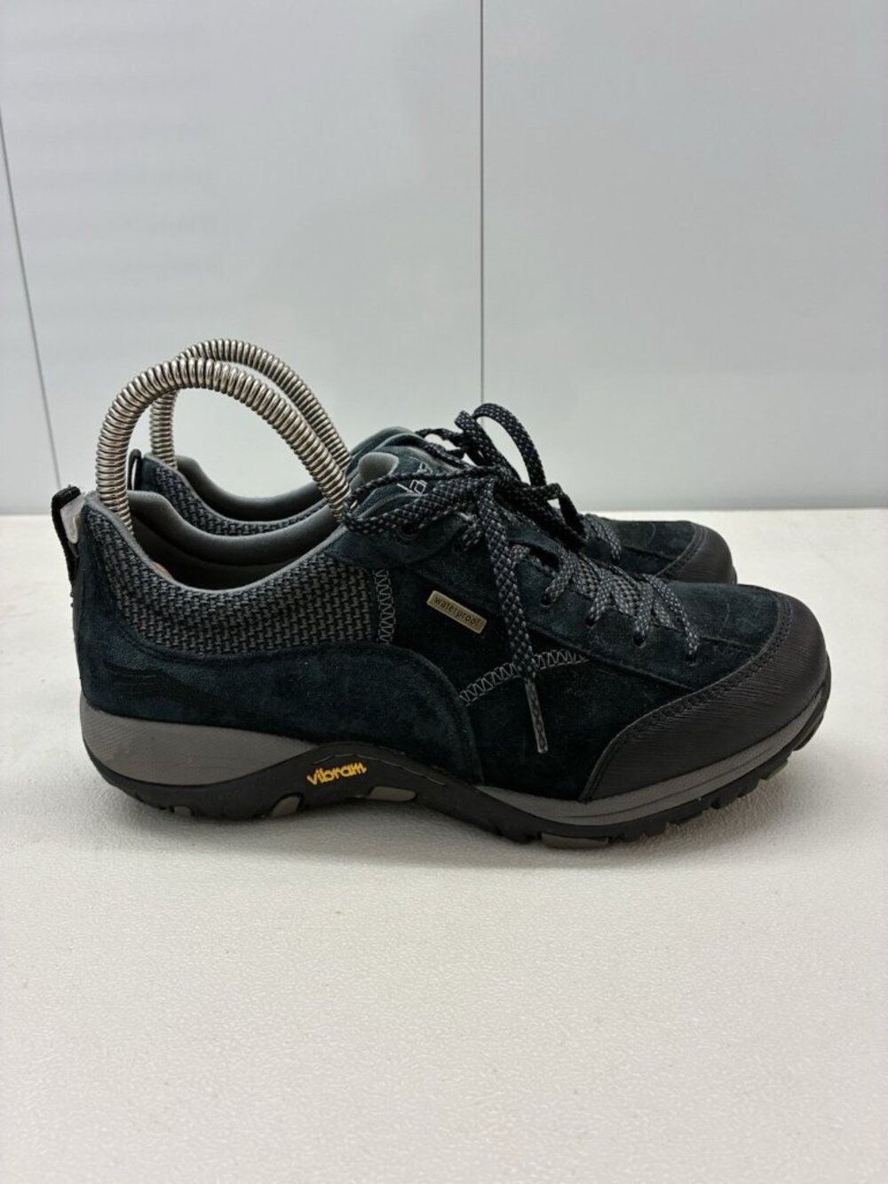 DANSKO Paisley Waterproof Shoes Sz 37W Wide US 6.5 Black Vibram Walking Sneakers - Picture 4 of 8
